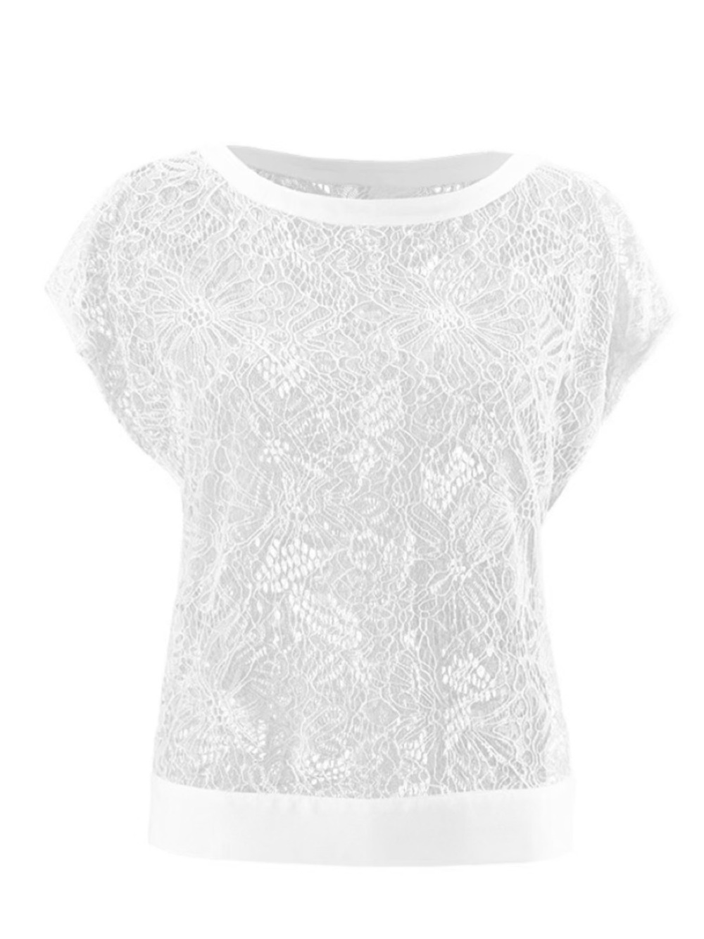 CABI Lace Top - white size Medium